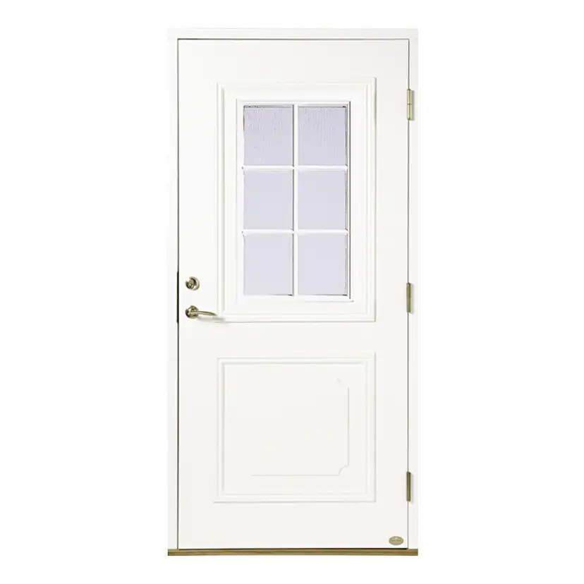 Ytterdörr Leksandsdörren Hjortnäs Glas Eco74 RC2N