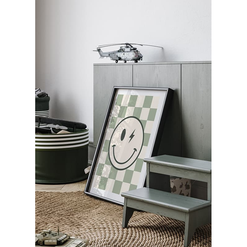 Poster Gallerix Green Smiley Flash