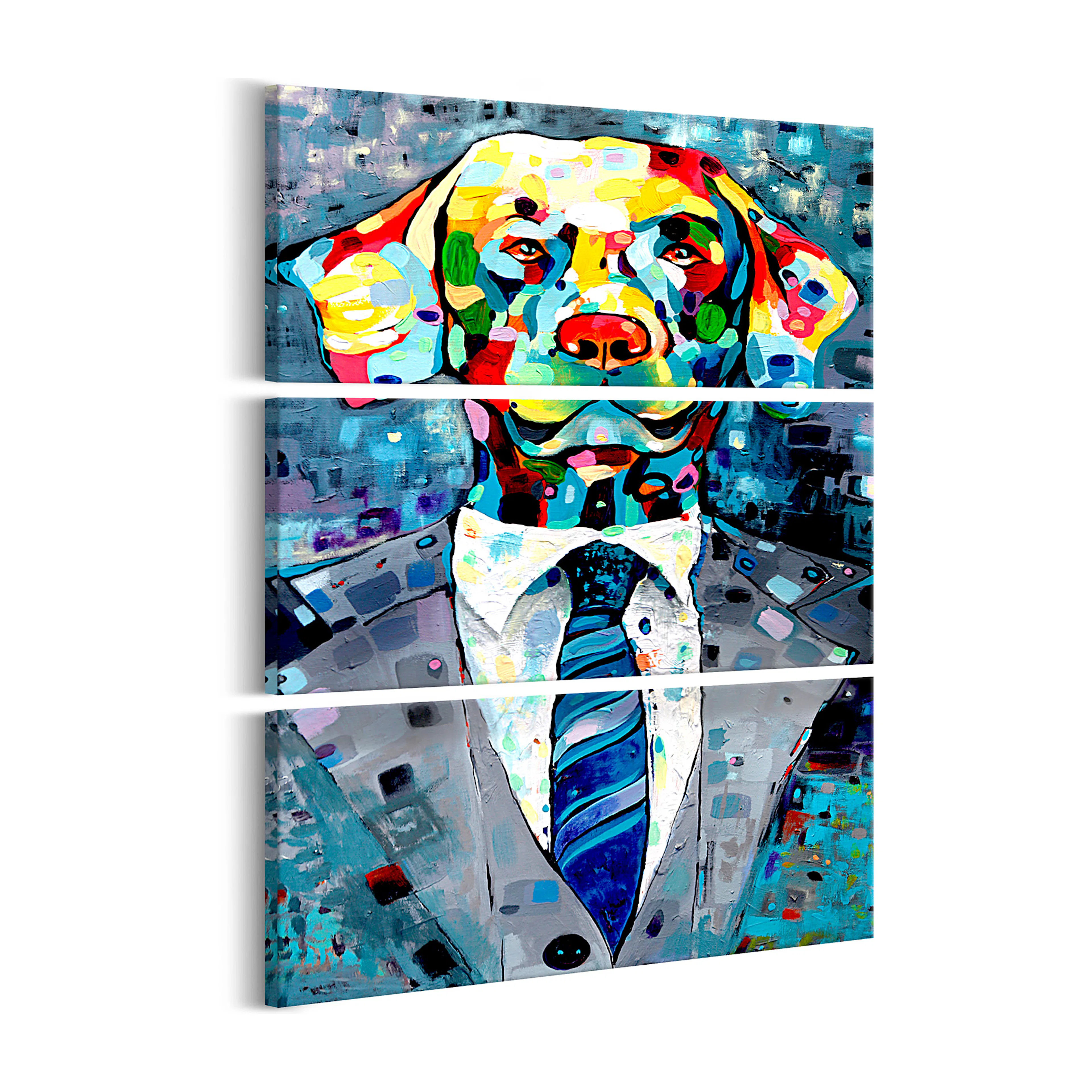 Tavla Arkiio Dog In A Suit 3 delar