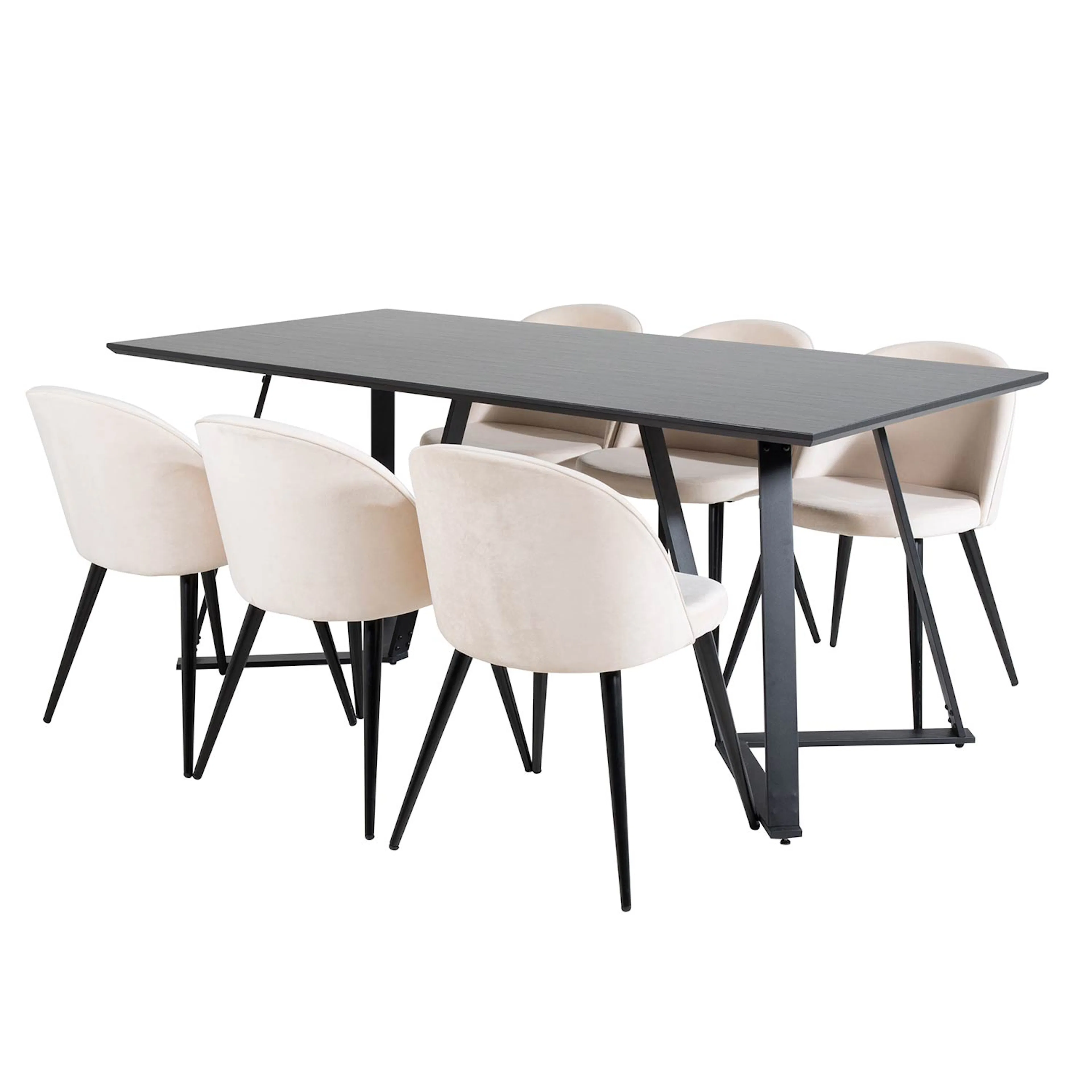 Svart/Beige