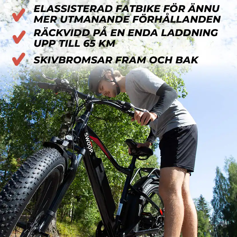 Elcykel Swoop Swoop elcykel Fatbike, 26"