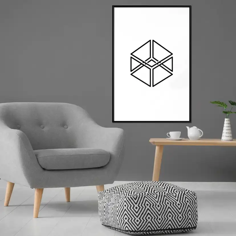 Poster Artgeist Affisch Cube