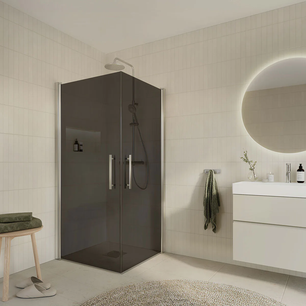 Duschhörn Arrow Corner Tonat Glas