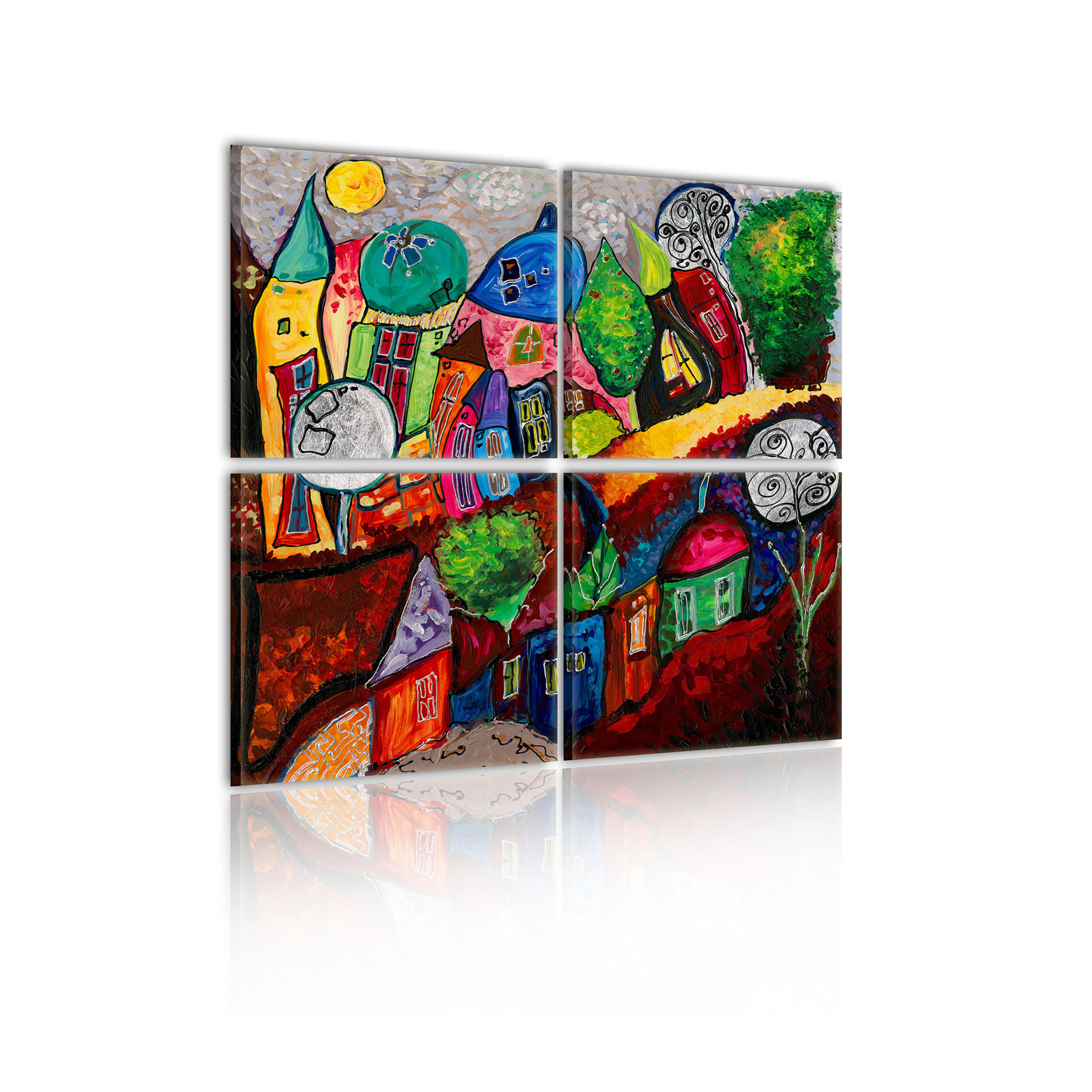 Tavla Arkiio Colourful City