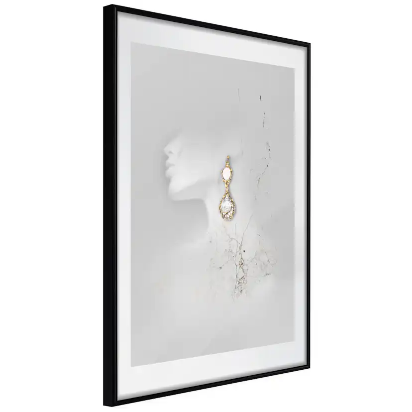Poster Artgeist Affisch Gold Earrings