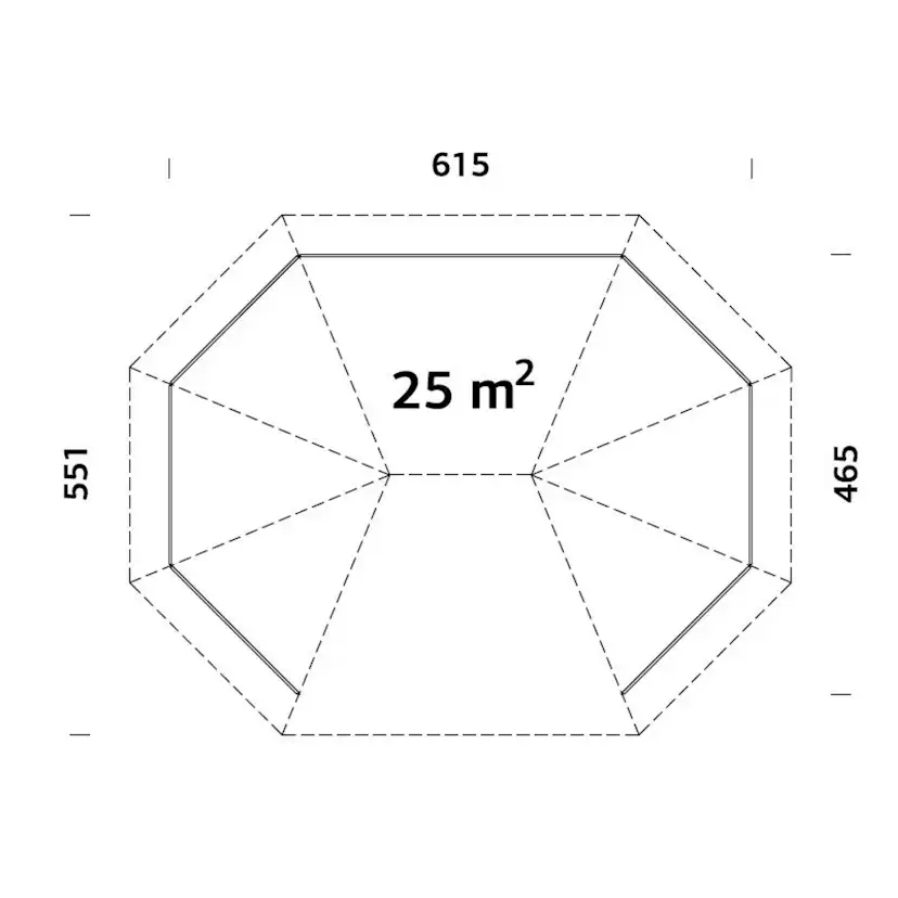 Betty 25,0 m2 PNT9016W5 Vit