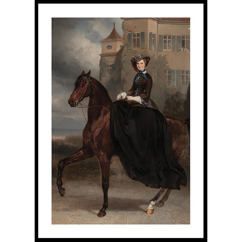 Poster Gallerix Piloty Adam Portrait Elisabeth In Bayern By Karl Theodor Von Piloty