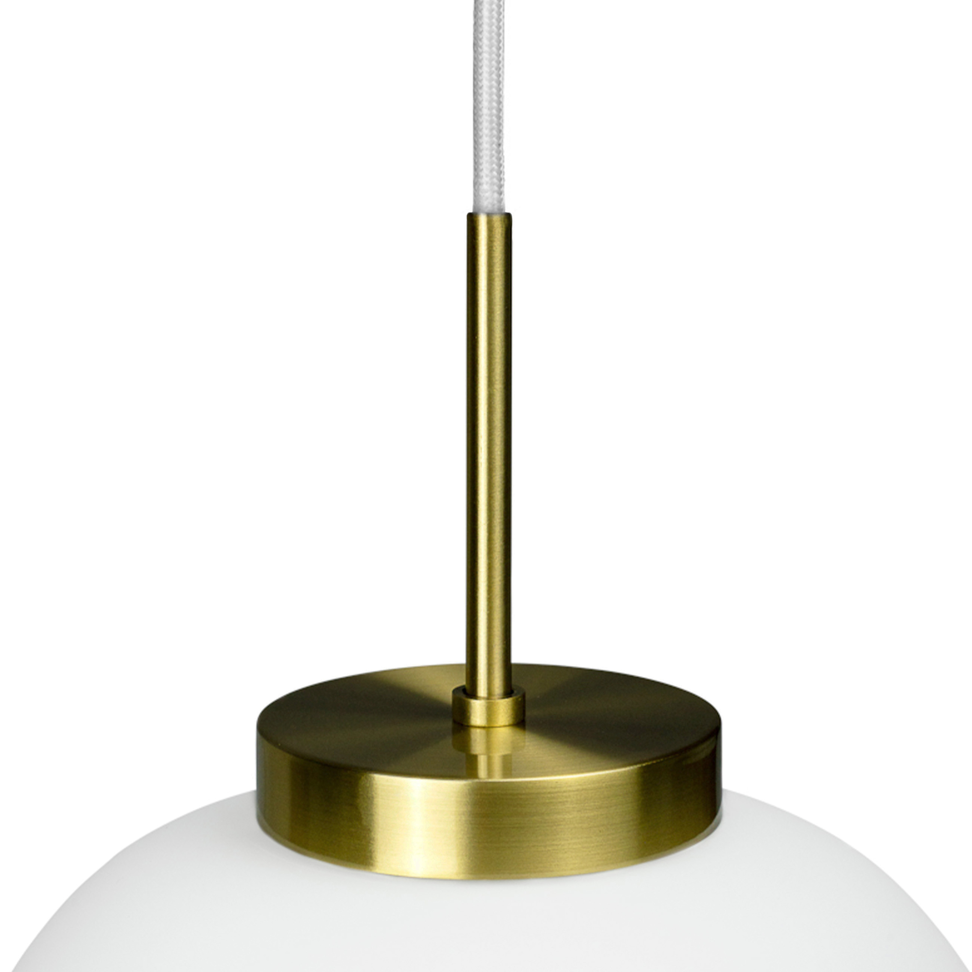 DL39 pendel Opal/Mässing, Diameter: 250 mm