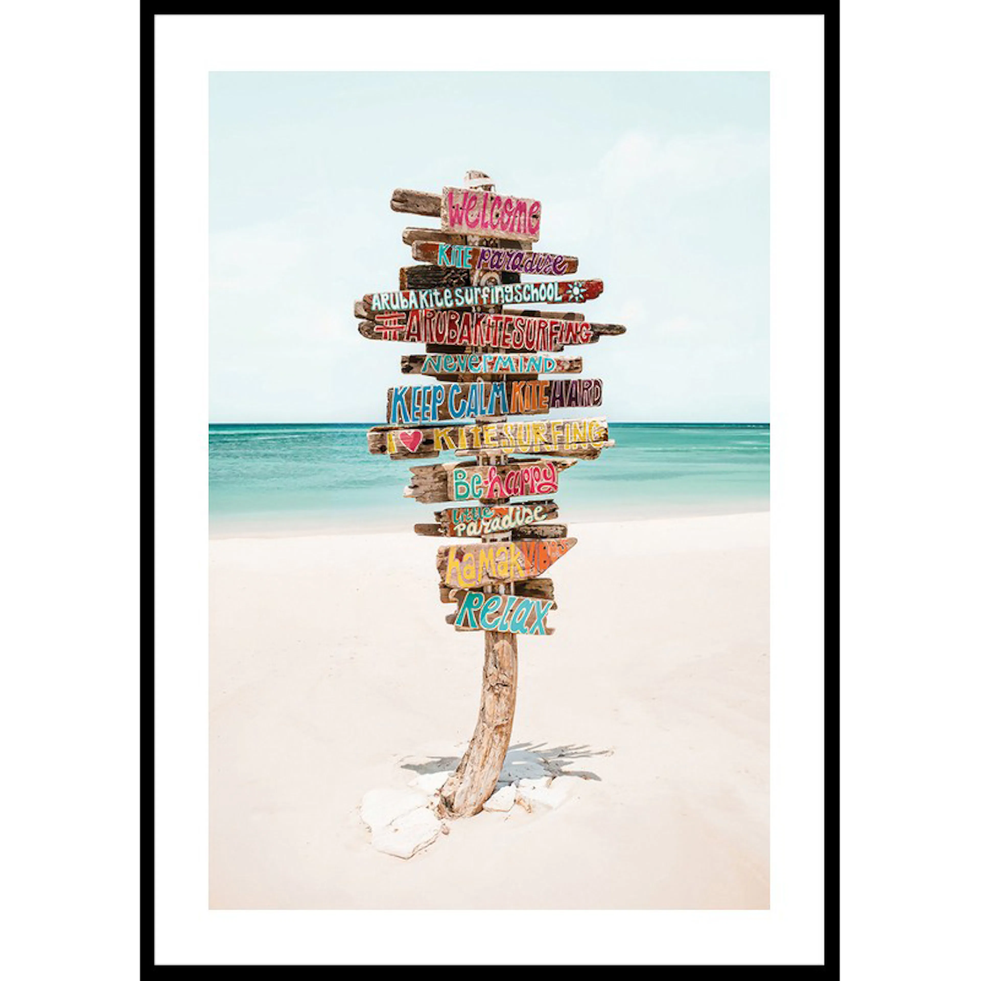 Poster Gallerix Paradise Point Signpost