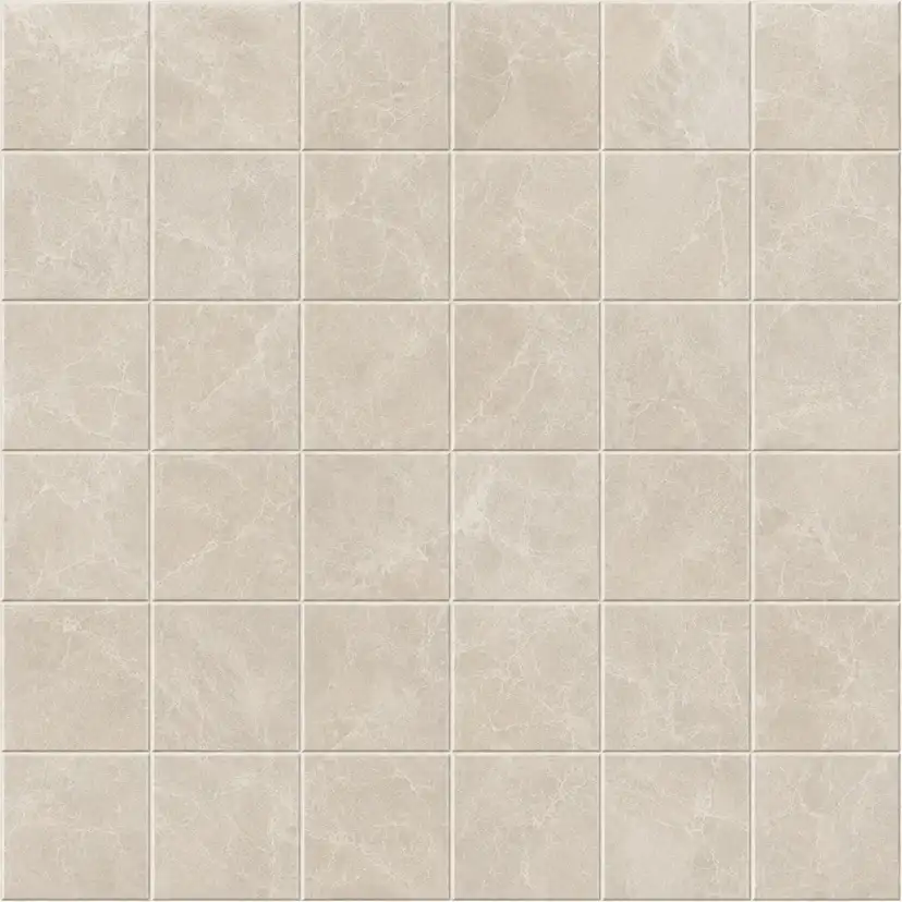 Mosaik Fioranese Marmorea2 OxFord Greige 5x5 cm Matt