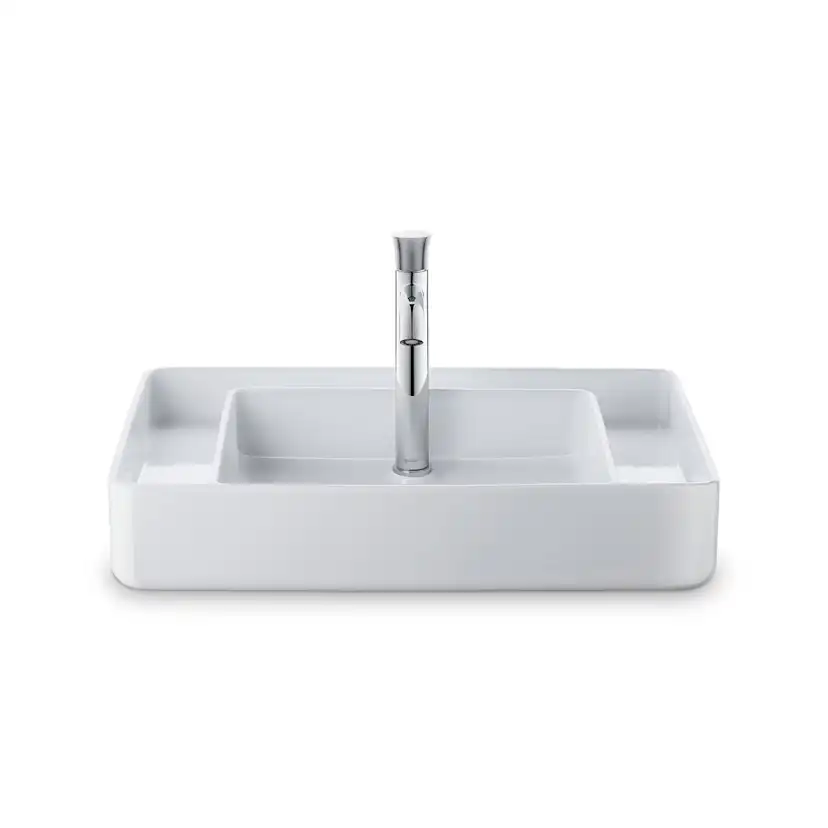 Tvättställ Duravit Bento Starck Box för Placering på Bänkskiva 650 mm