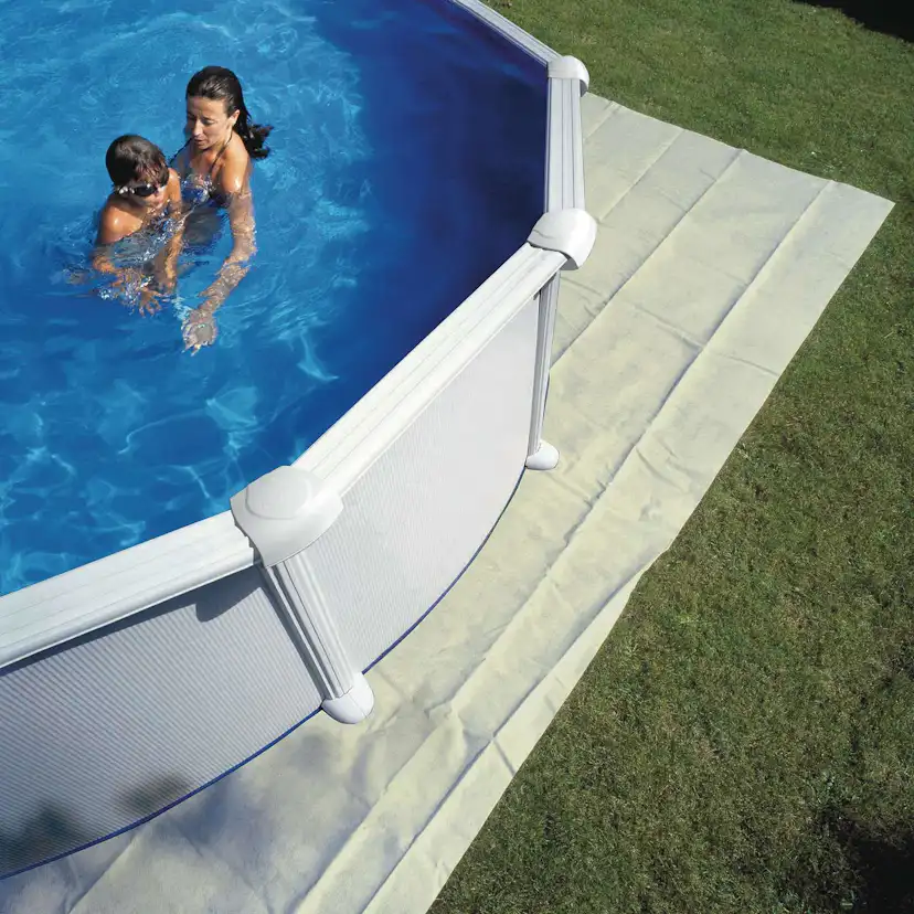 Ground Cover for oval Pool Size 490 x 360 cm 490x360 cm