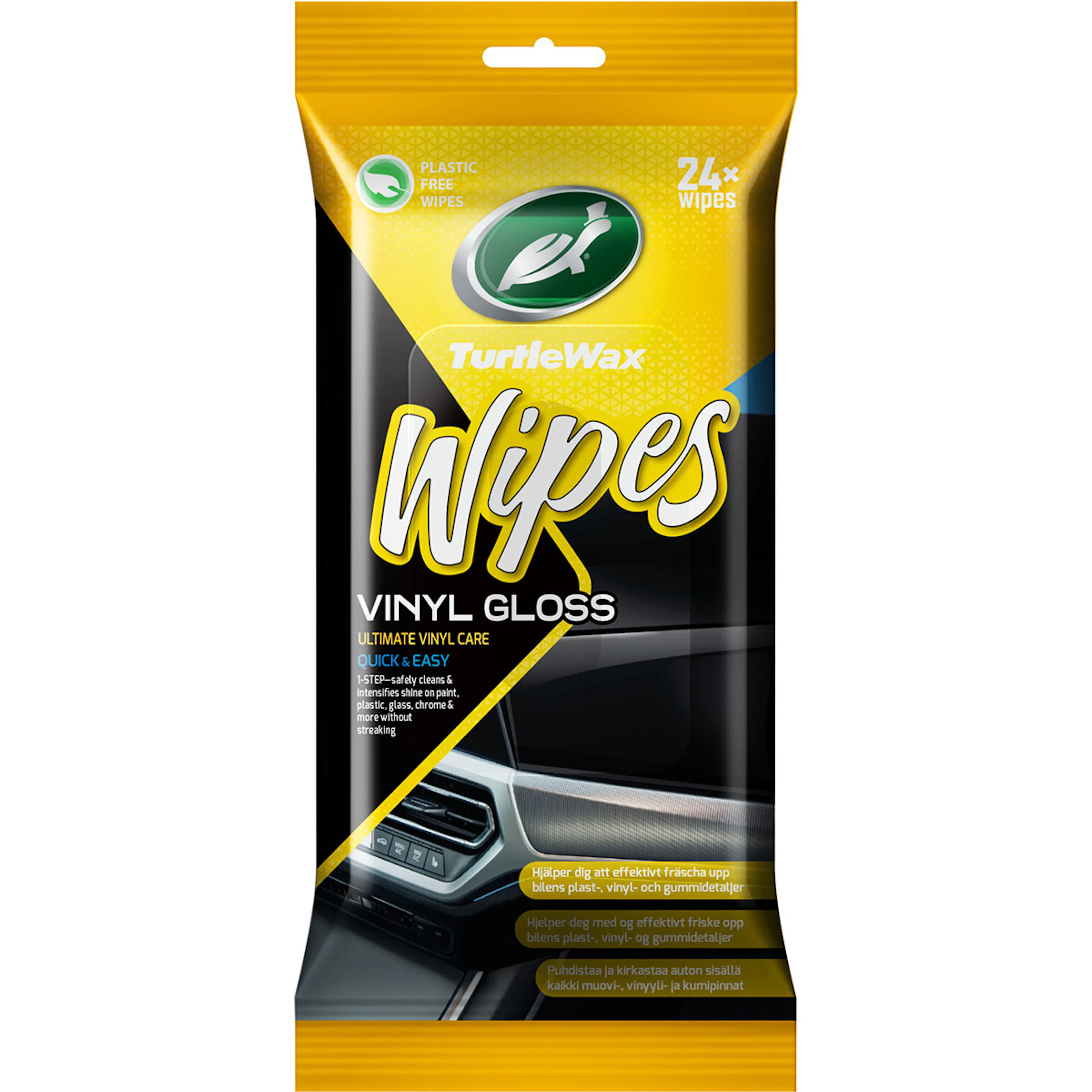 Wipes Turtle Wax Vinyl Gloss Flatpack