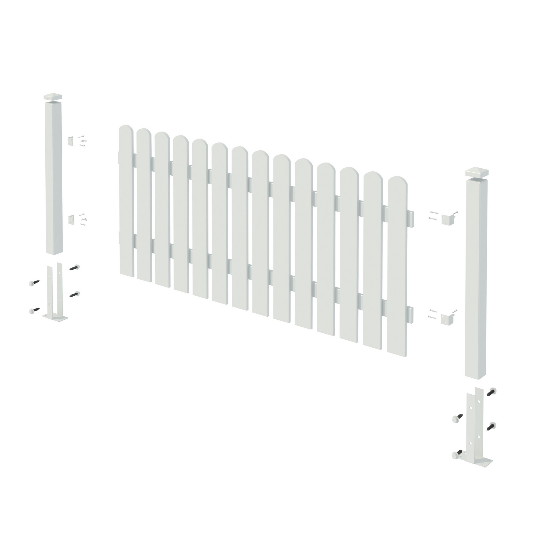Staket Palmako Kamilla 10 180x100 cm