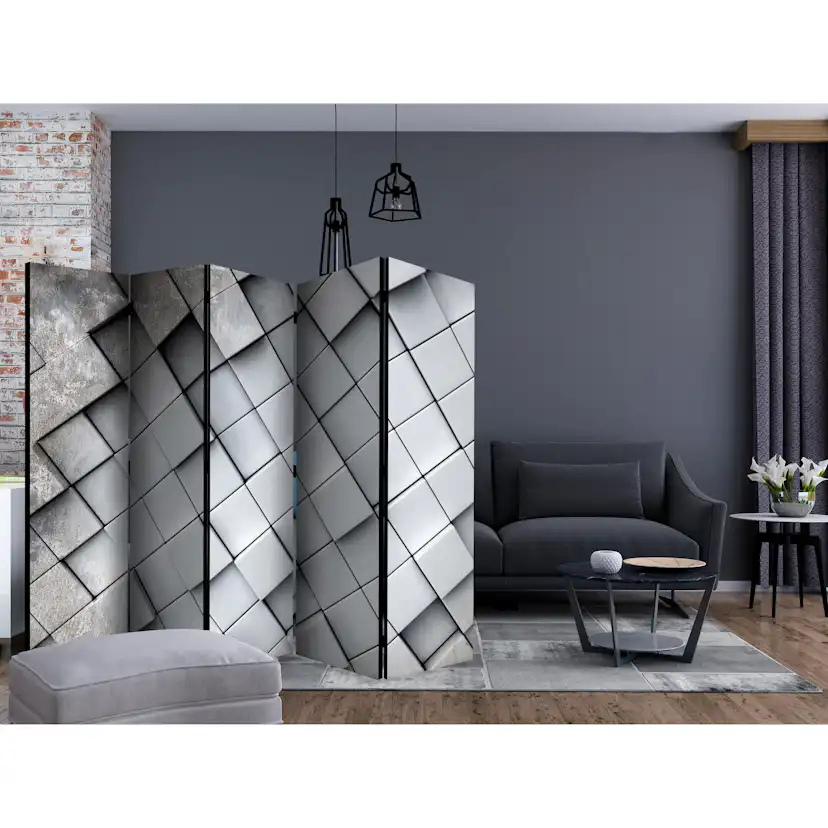 Rumsavdelare Arkiio Gray Background 3D II 225x172 cm