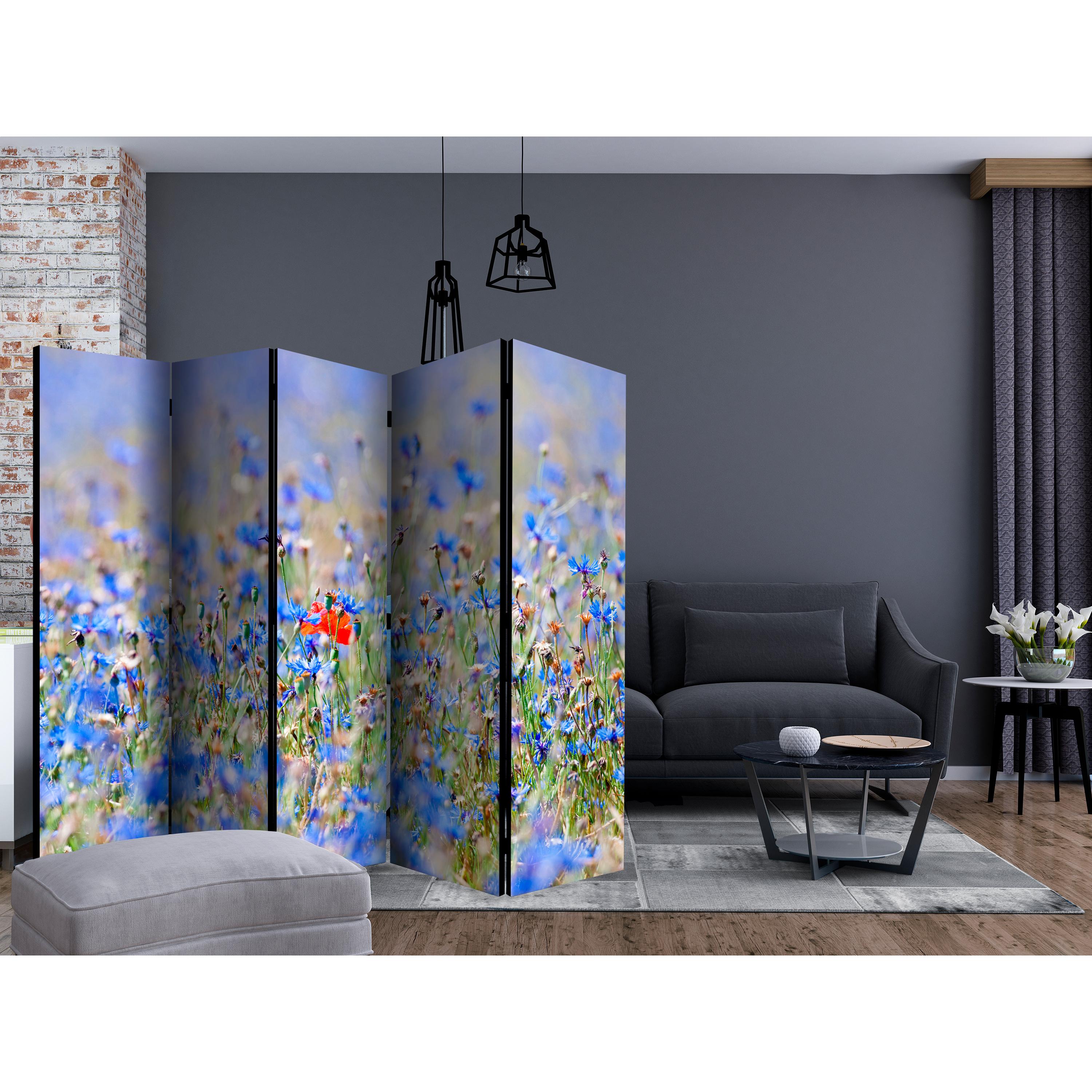 Rumsavdelare Arkiio A Sky-colored Meadow Cornflowers II 225x172 cm
