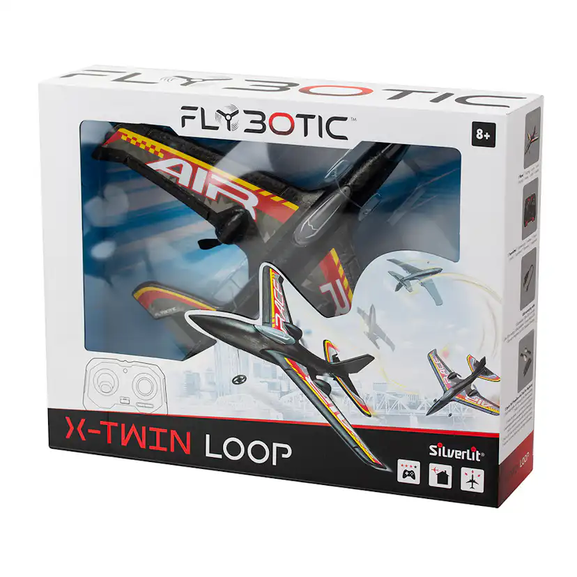 Radiostyrd Flygplan Silverlit X-twin Loop