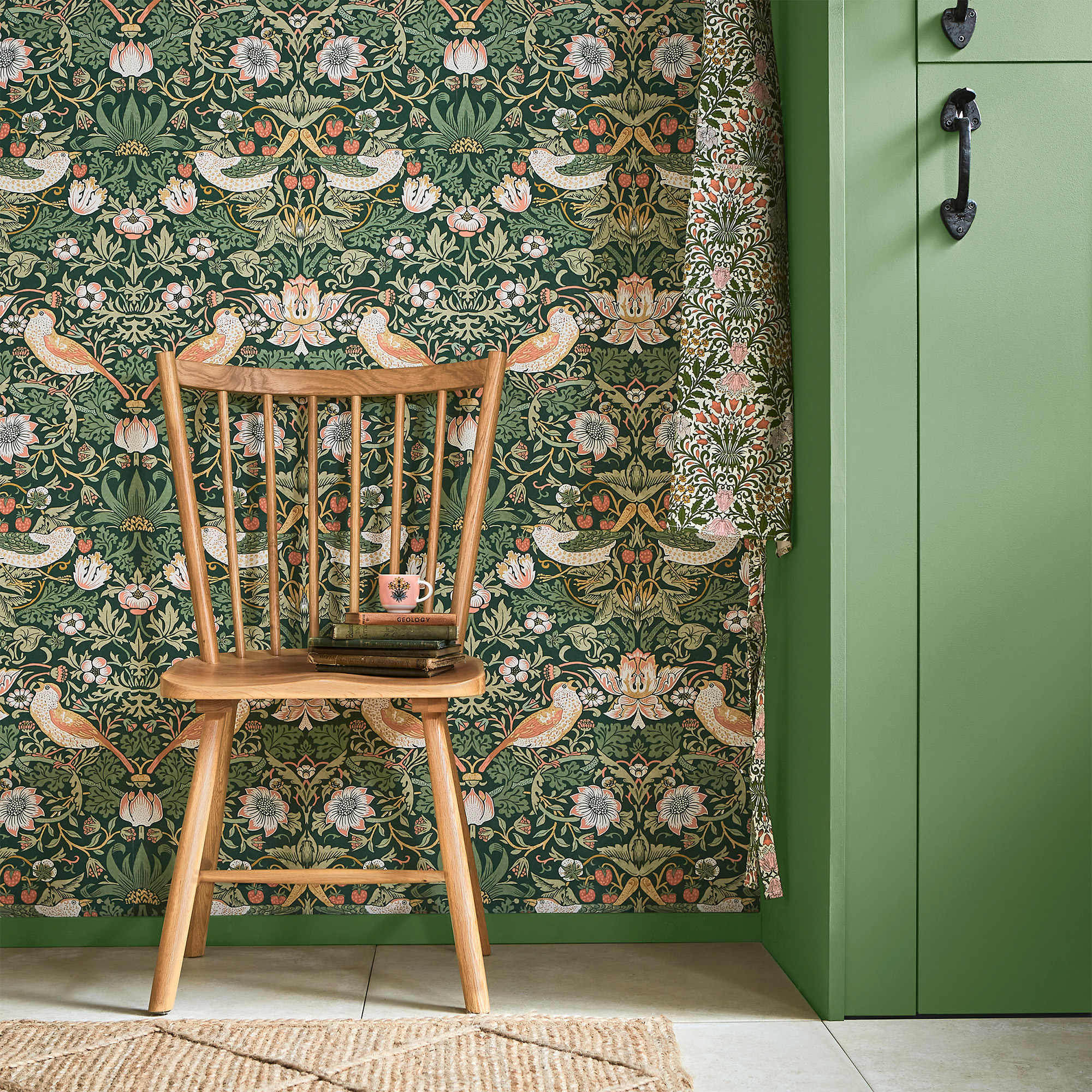 Tapet William Morris At Home Strawberry Thief 124234
