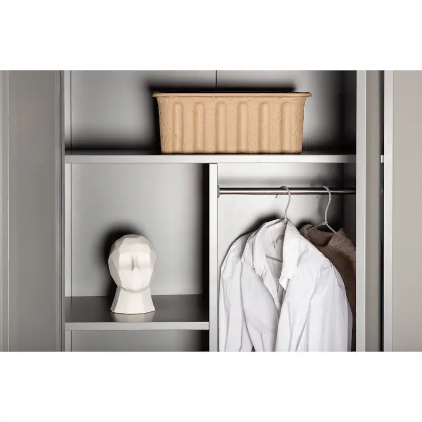 Piring Wardrobe - Light Grey Ljusgrå
