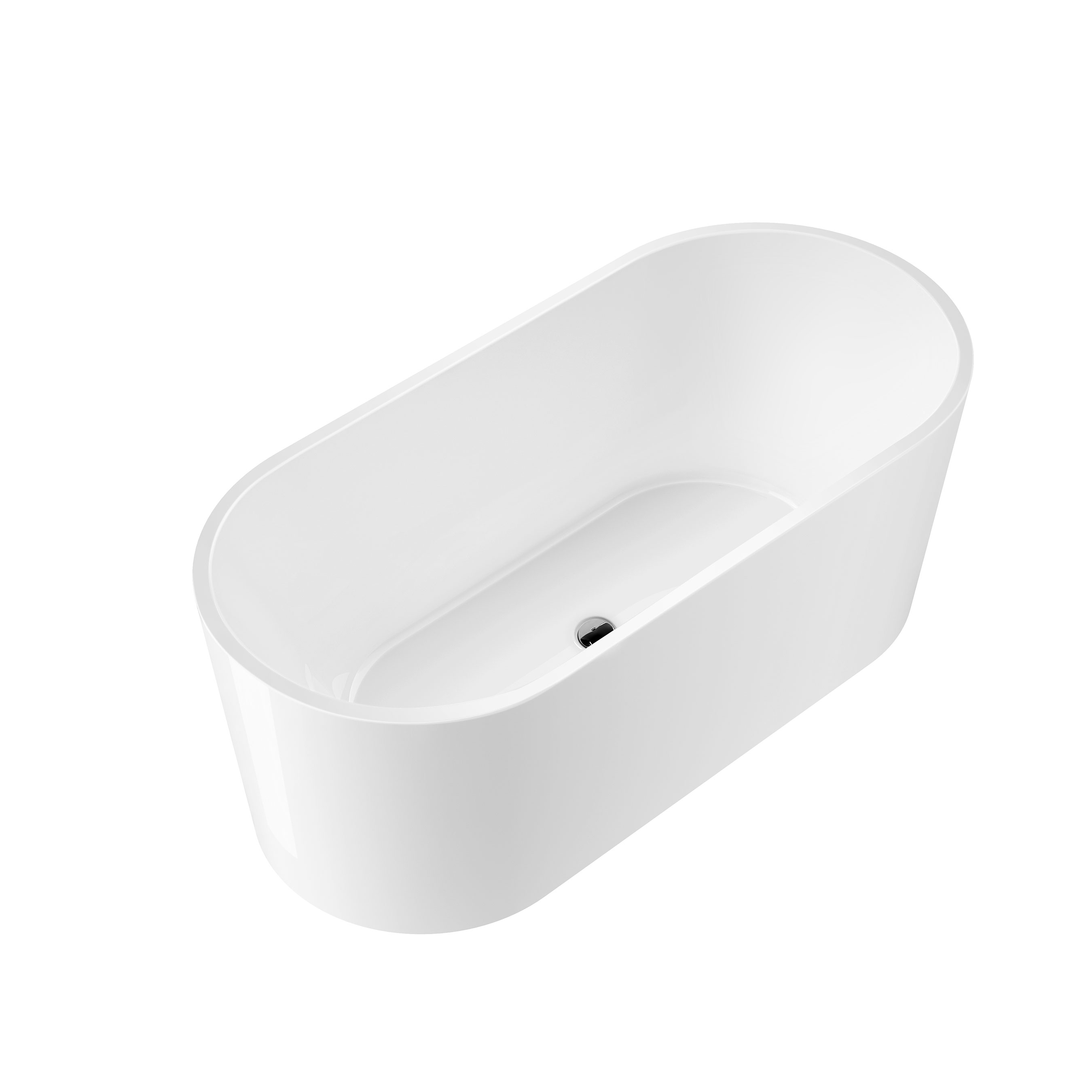 Badkar Bathlife Fridsam Fristående Rund Vit