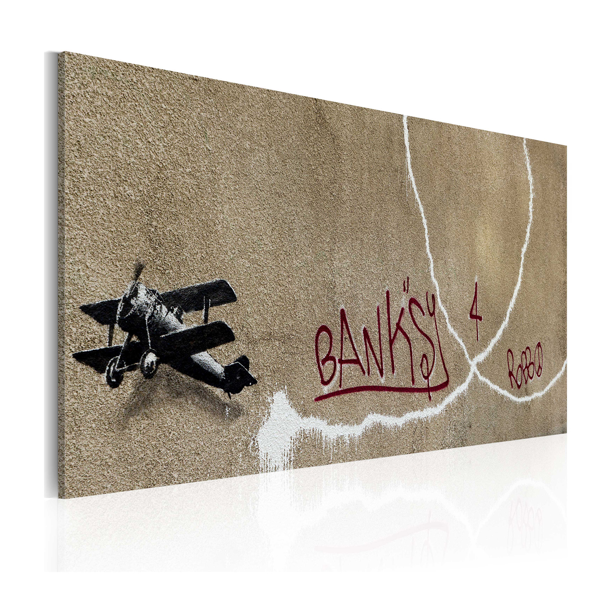 Tavla Arkiio Love Plane Banksy 60x40