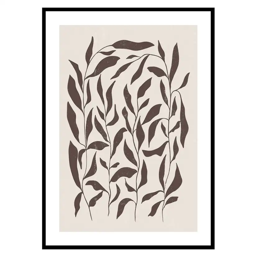 Poster Gallerix Abstract Botanical No1