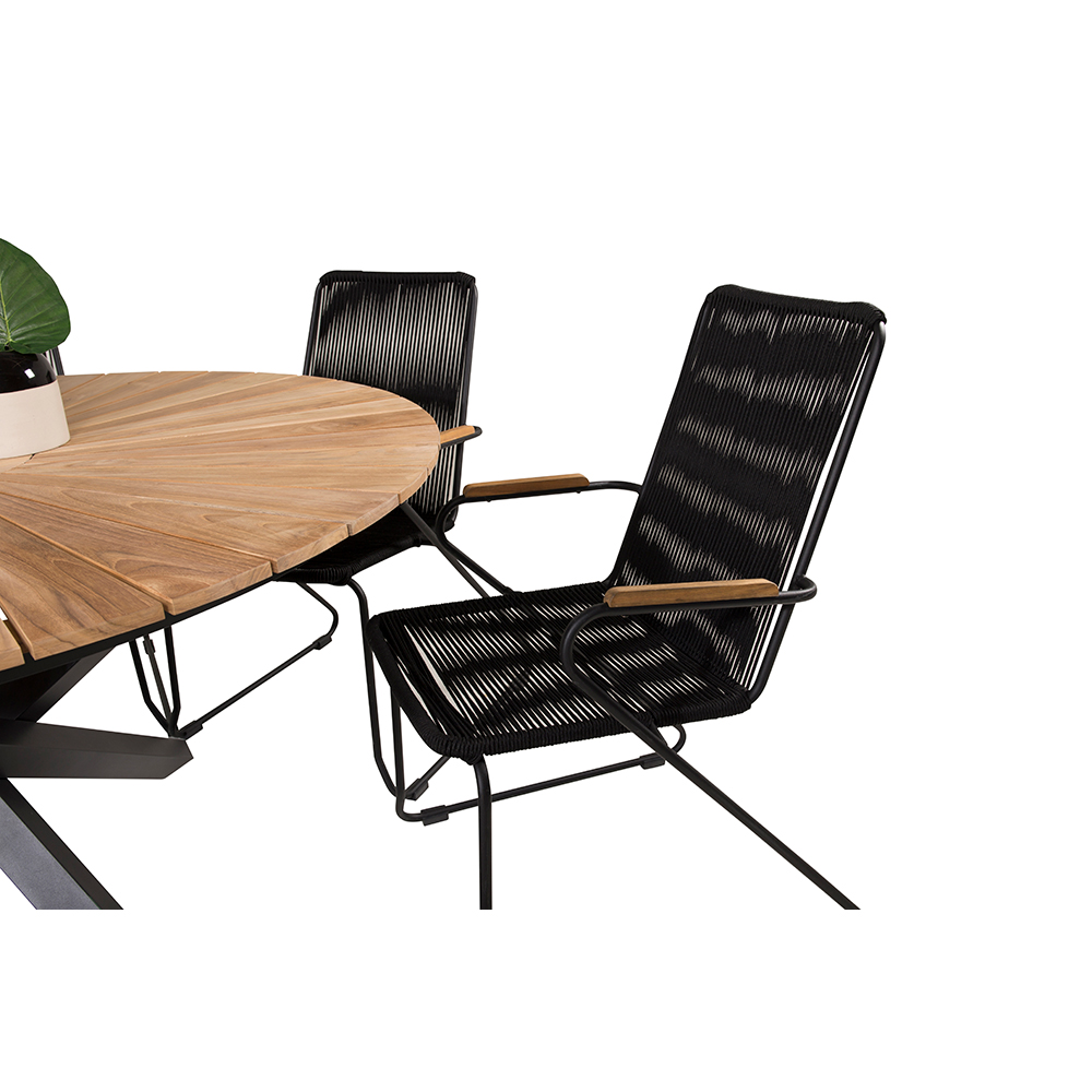 Matgrupp Venture Home Mexico med 6 Bois Stolar