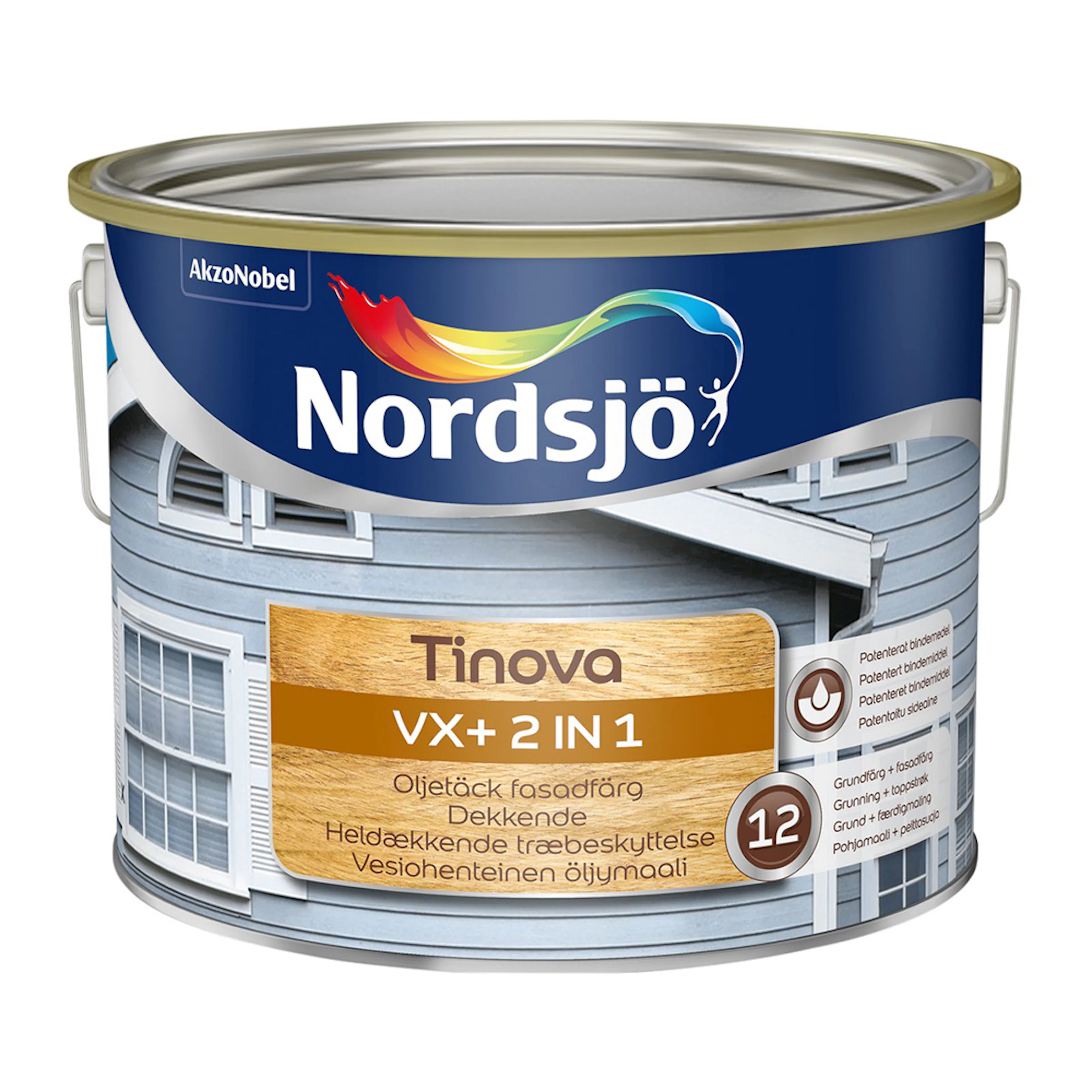 NORDSJÖ TINOVA VX+ 2 IN 1 337 BLACK 10 L Volym: 10 L, Svart 337