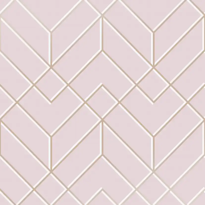Tapet Superfresco Easy Losanges Filaires Rosa
