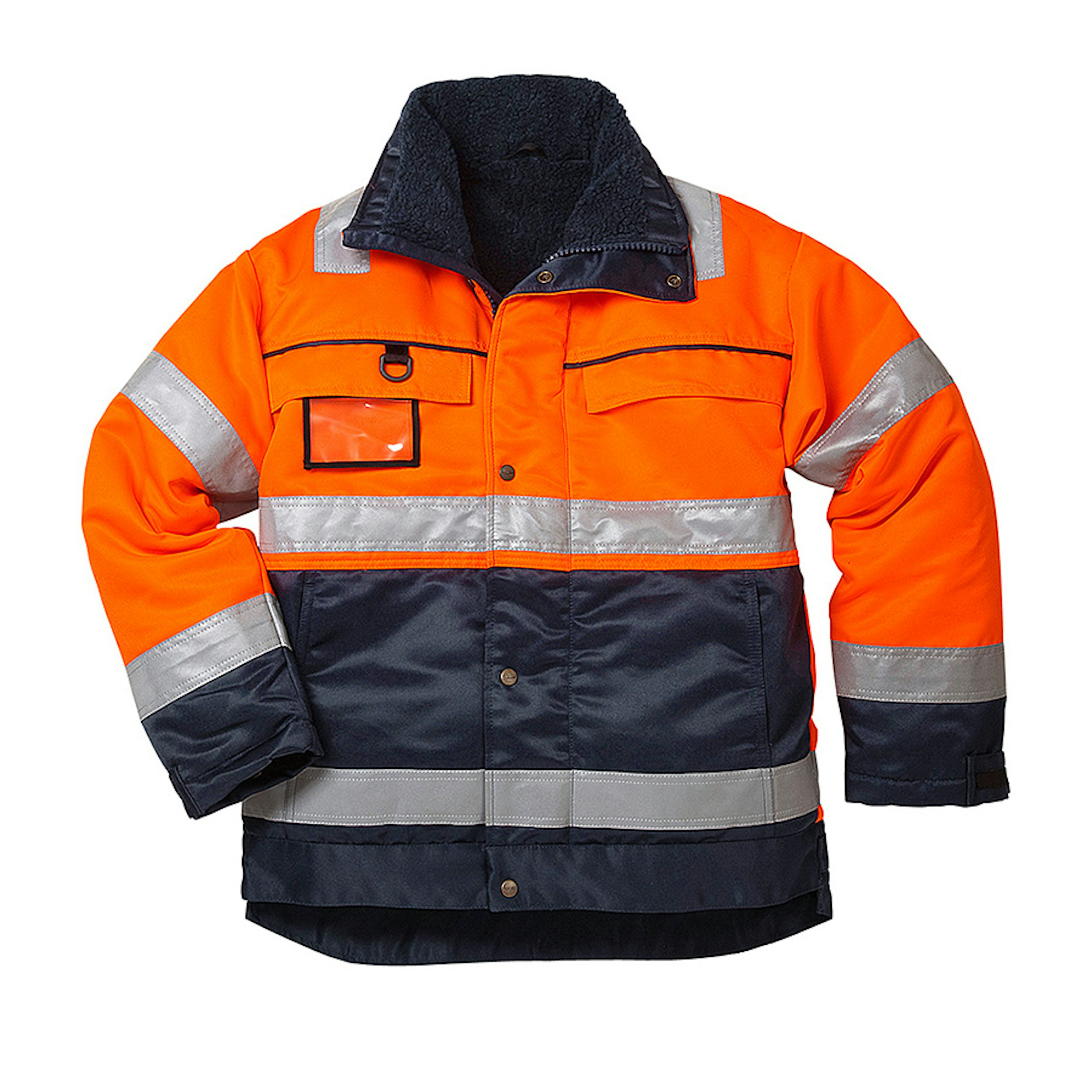 Varselorange/Marinblå