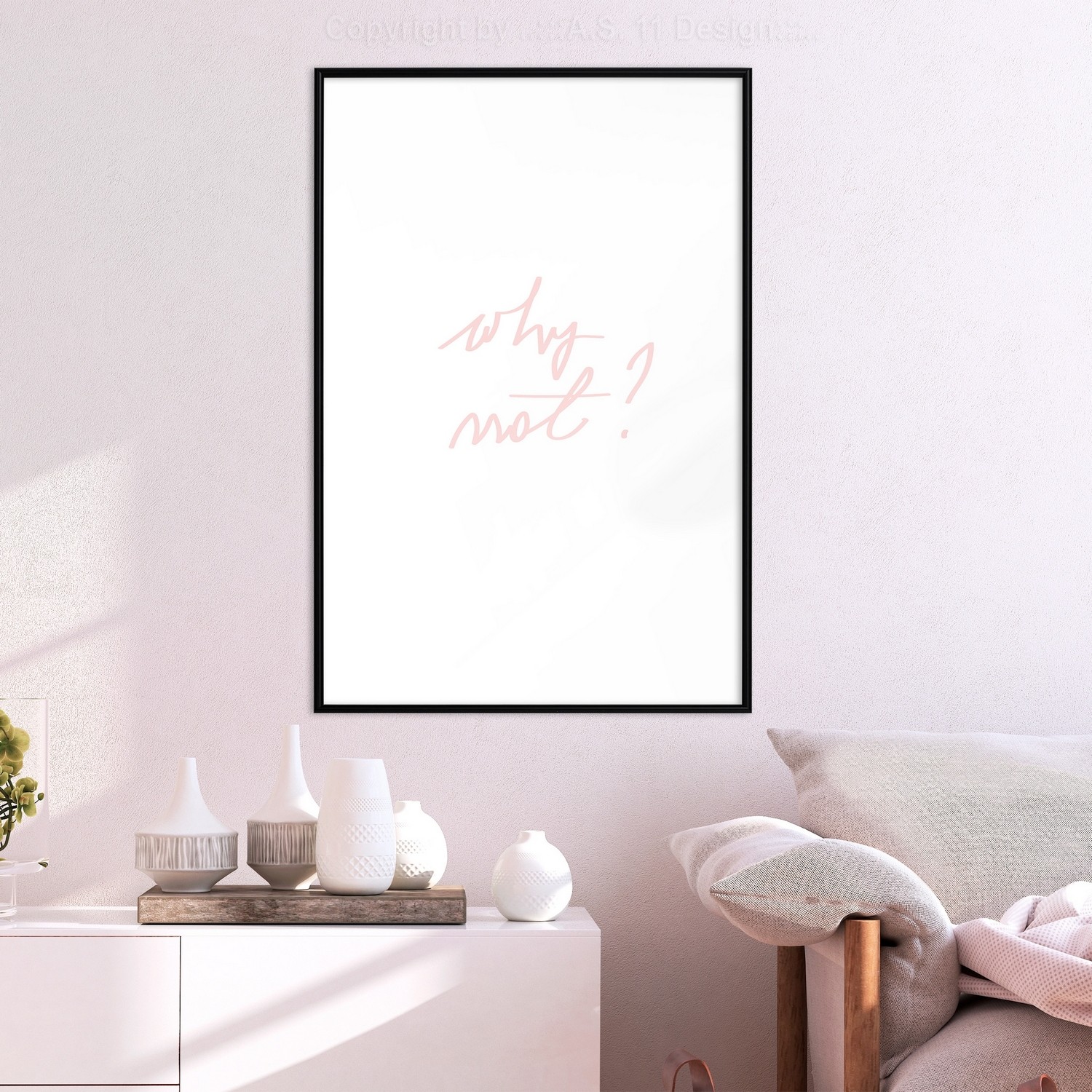 Poster Artgeist Affisch Why Not?