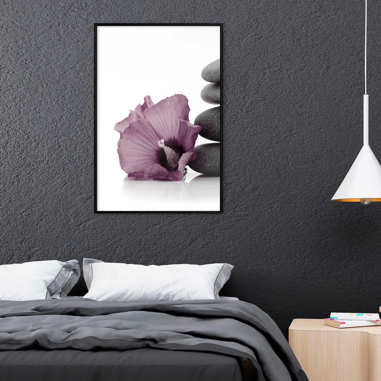 Affisch - Stone Consolation [Poster] 40x60 Svart ram, 40x60 cm