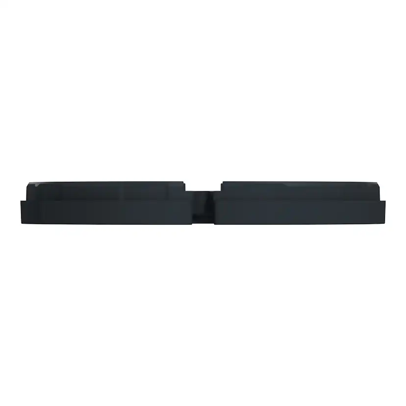 Påbyggnadsring Schneider Electric Multifix 1,5-modul 6 mm Svart
