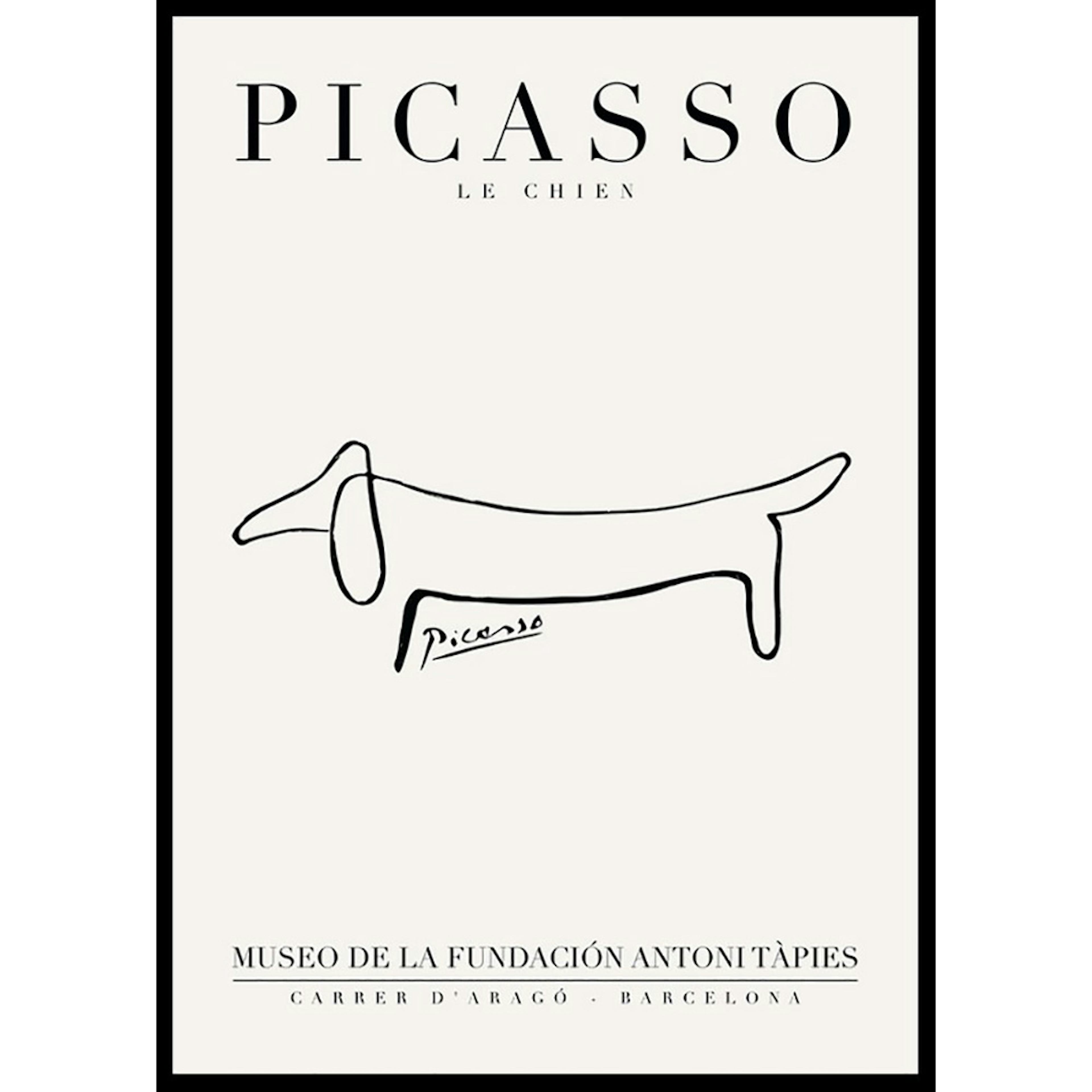 Poster Gallerix Picasso Le Chien