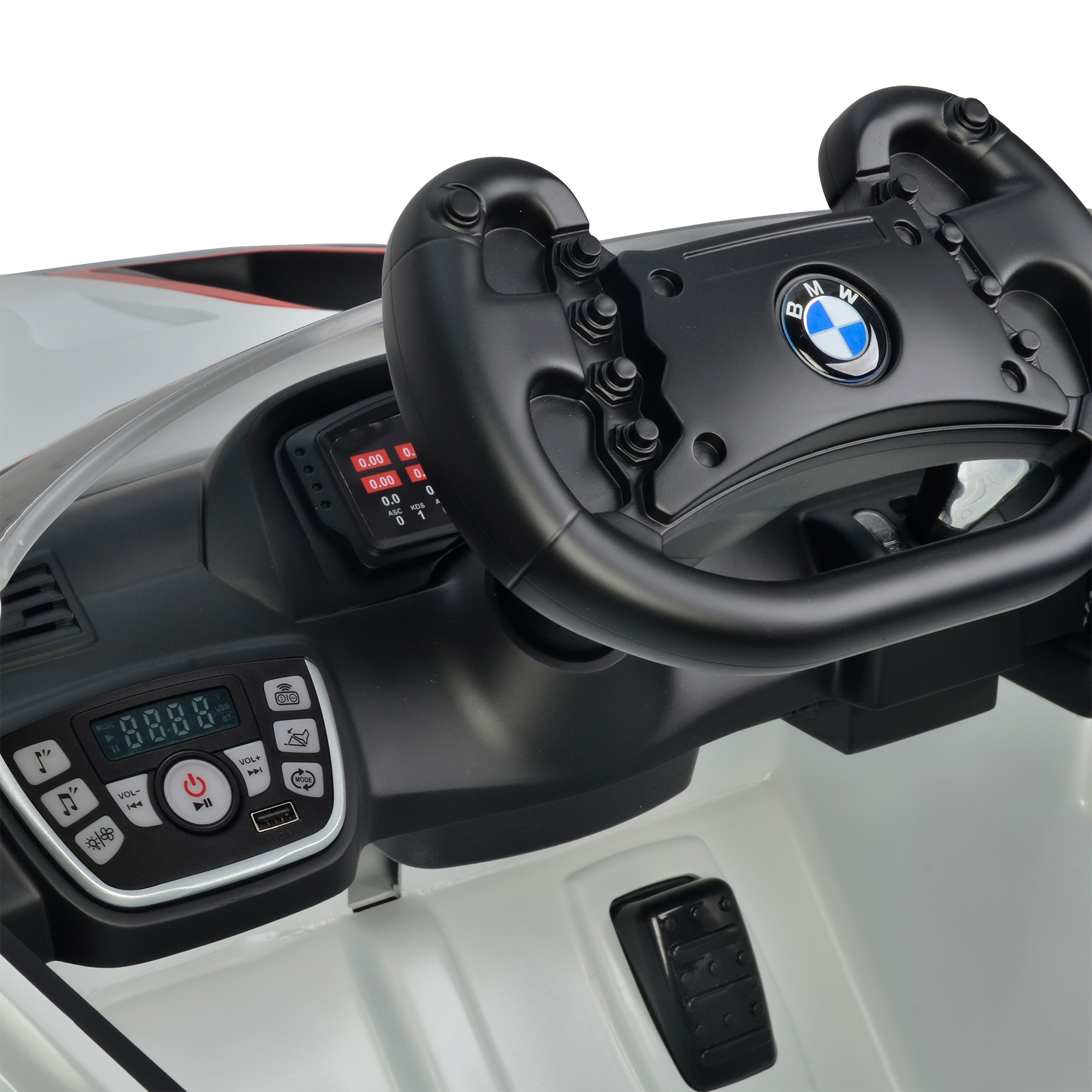 Elbil Nordic Play BMW M6GT3 Licens 12V Vit