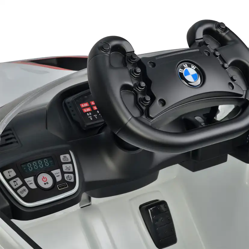 Elbil Nordic Play BMW M6GT3 Licens 12V Vit