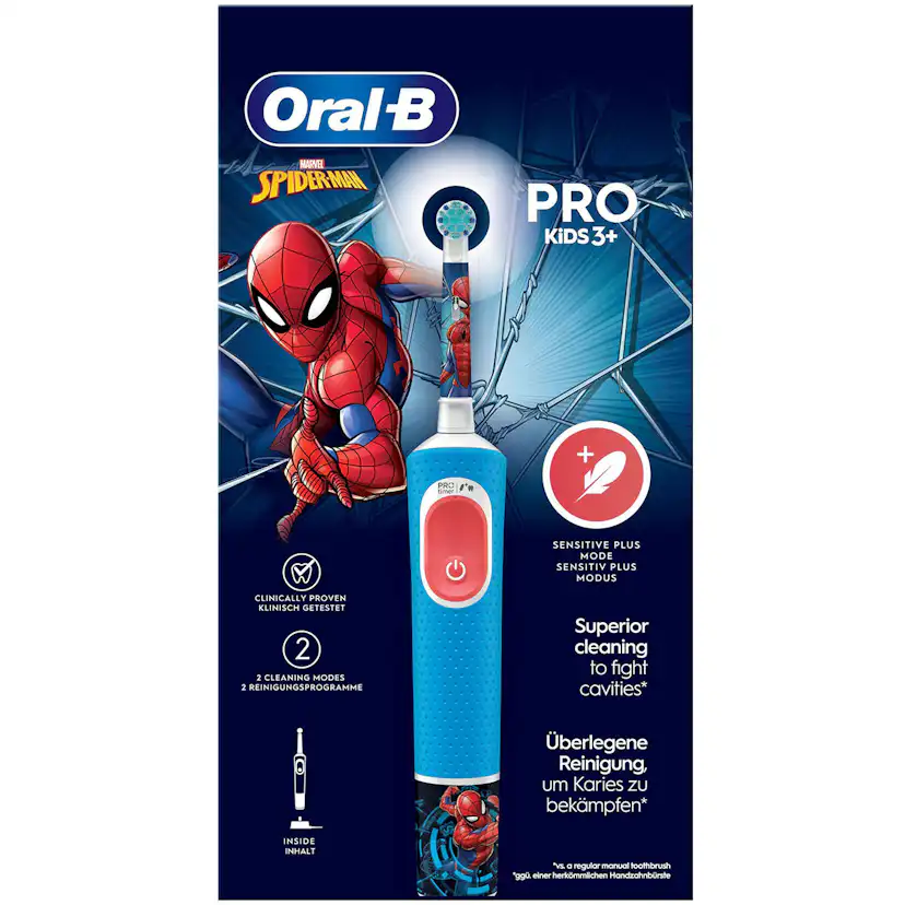 Eltandborste Oral-B Vitality Pro CA HBOX Spiderman