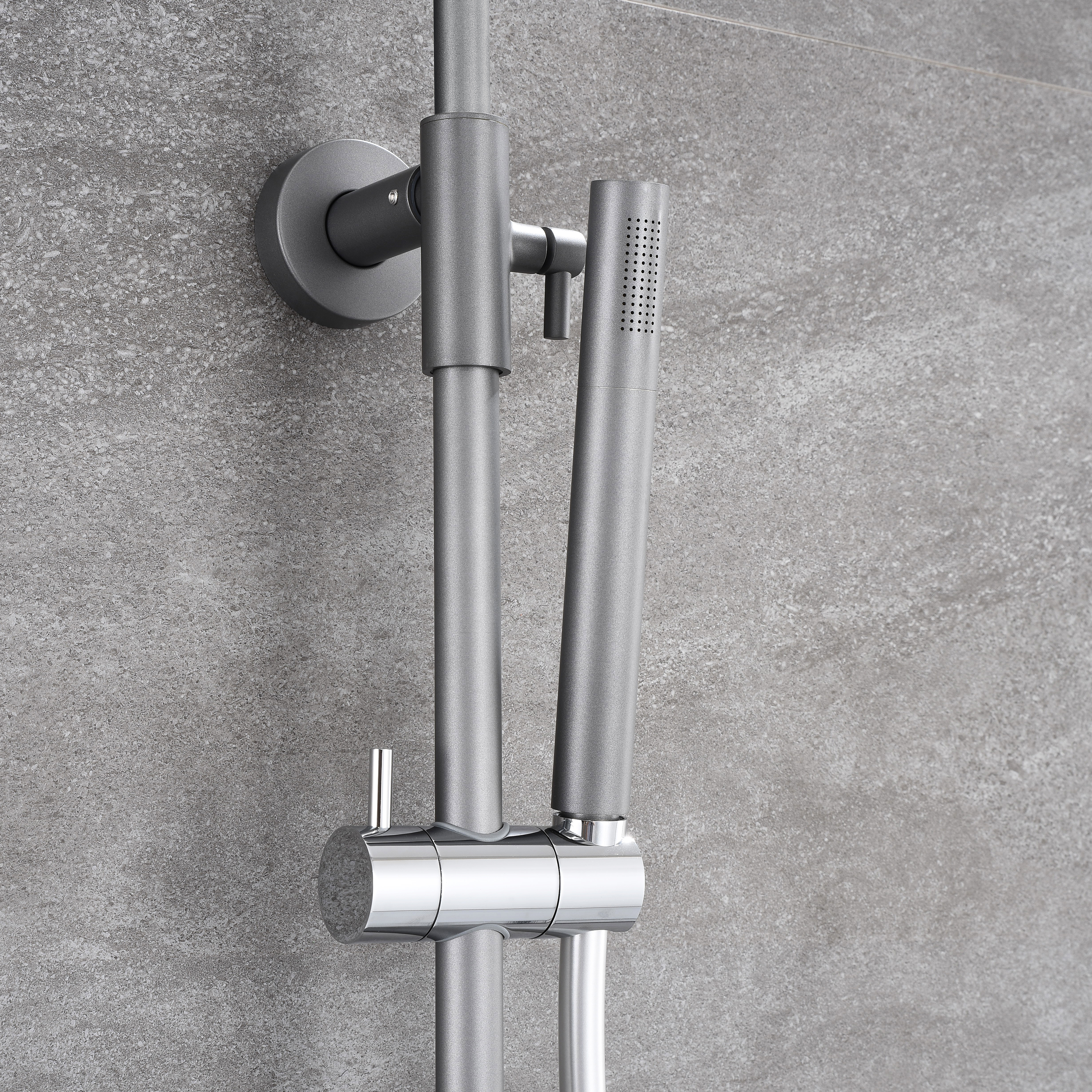 Takduschset Bathlife Vidd Tak med Badkarsblandare
