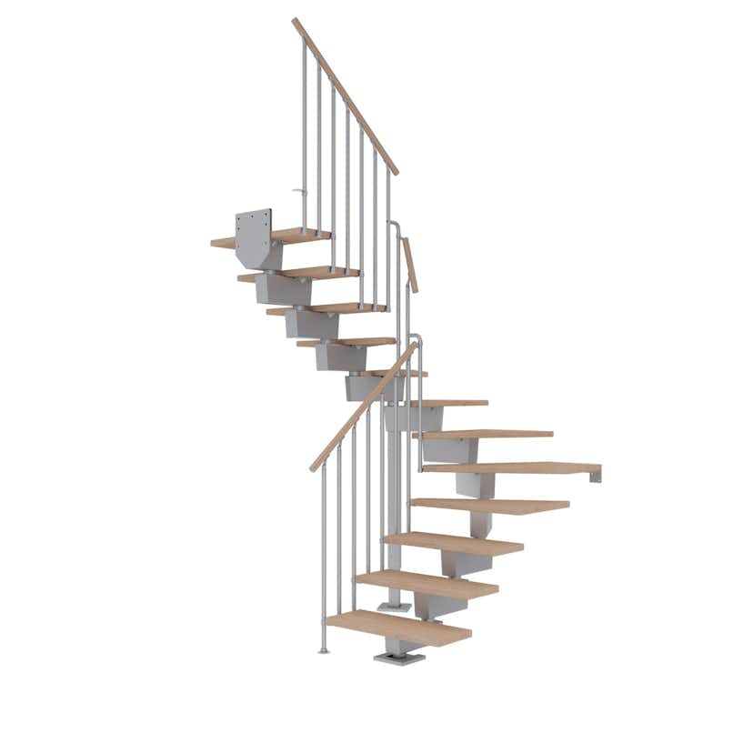 Vinkeltrappa Dolle Dubai Ek Vit Oljad 1/2 Classic III