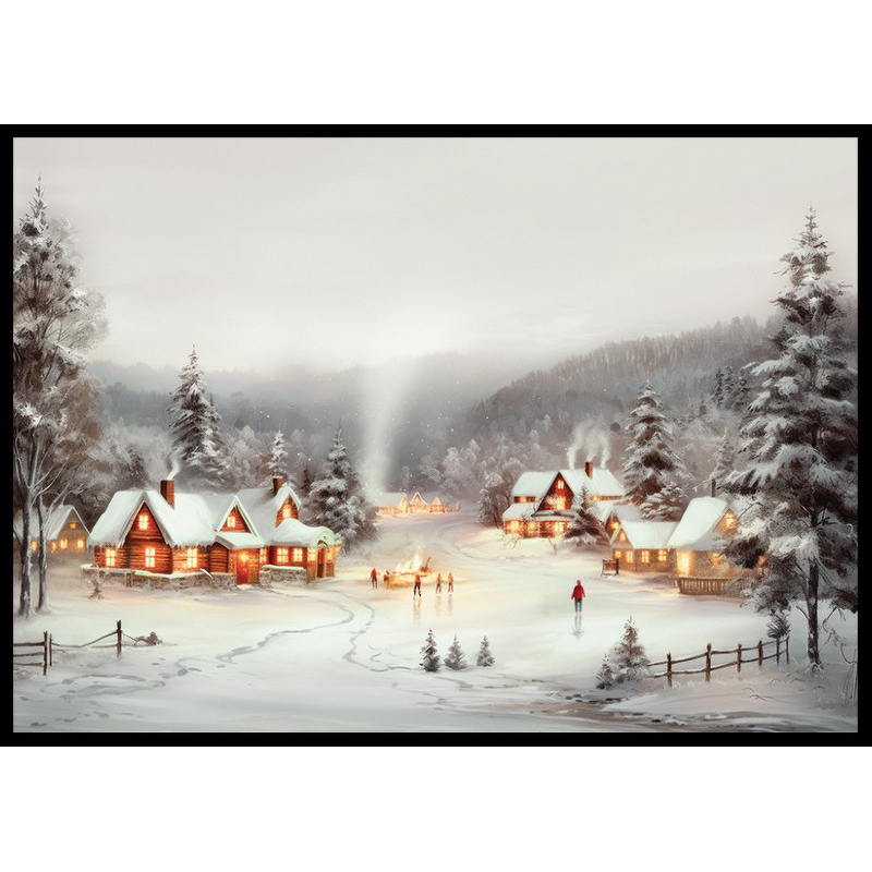 Poster Gallerix Winter Village No1