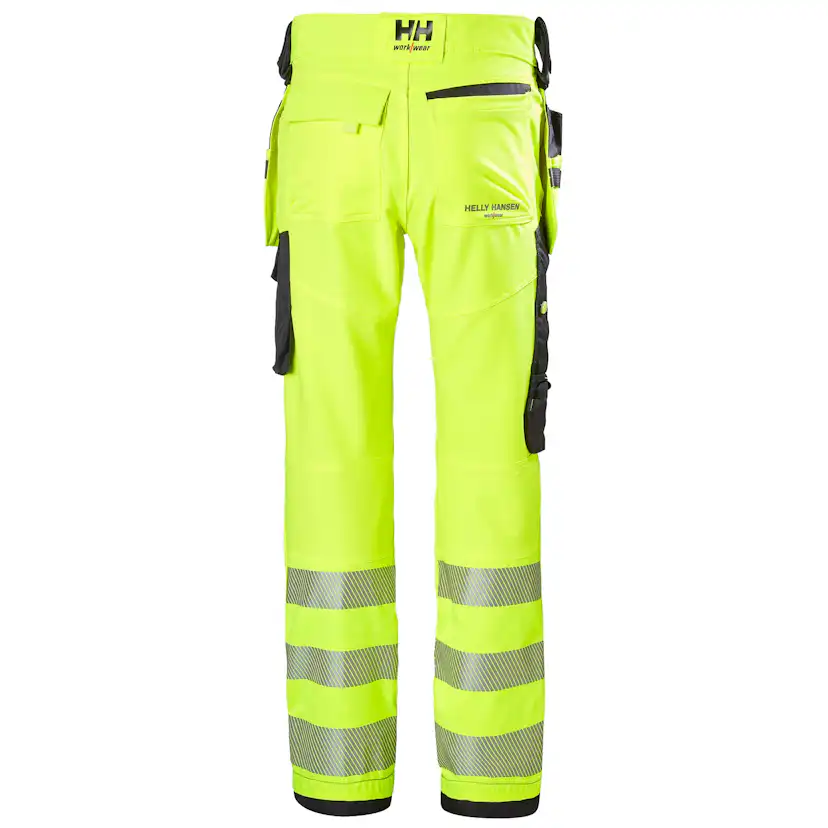 HANTVERKSBYXA HH 77472-369 GUL VARSEL ICU KL2 C52 Hantverksbyxa Helly Hansen Workwear 77472-369 Gul Varsel Icu Kl2 C52