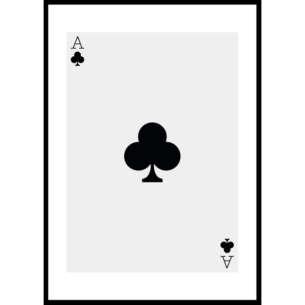 Poster Gallerix Ace Of Clubs