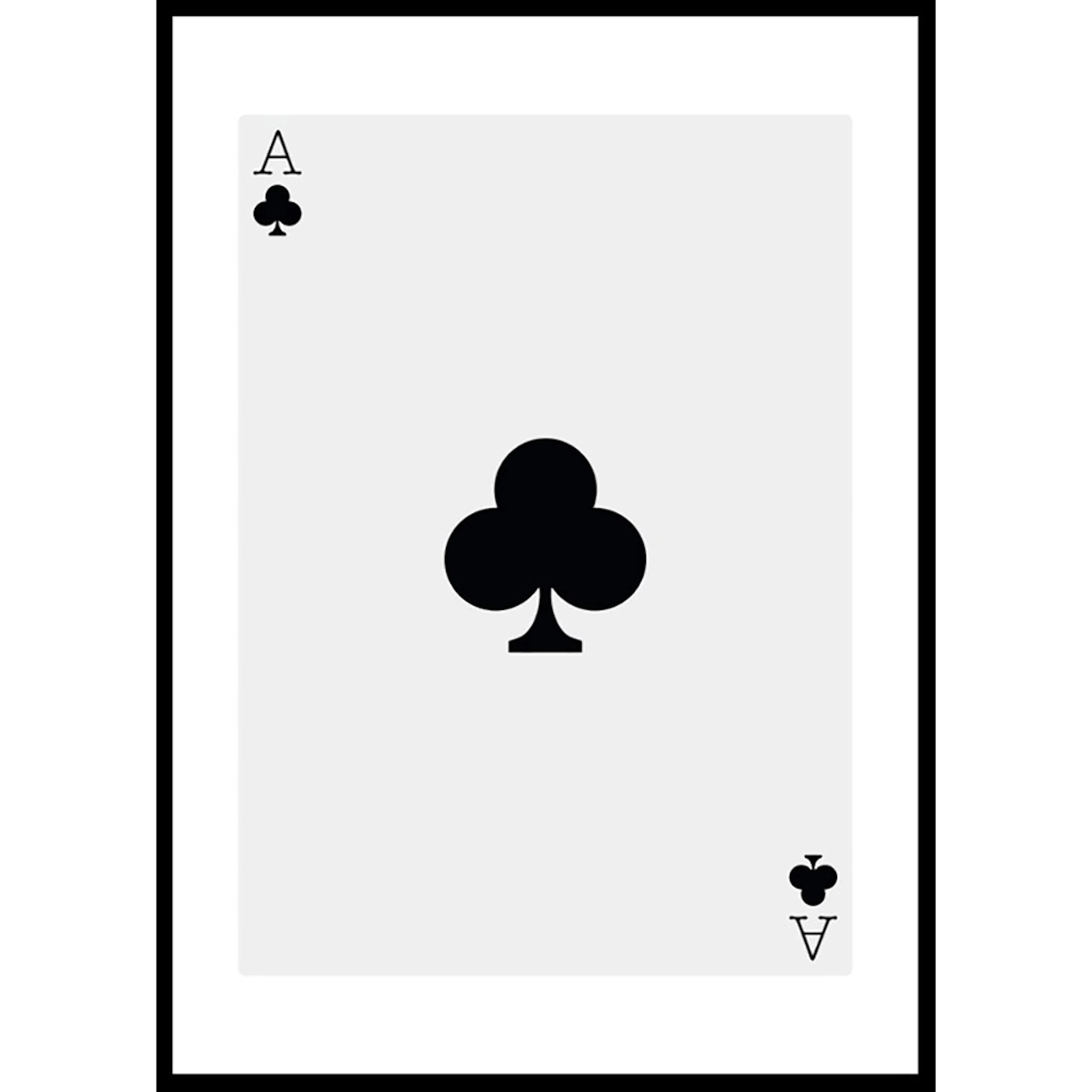 Poster Gallerix Ace Of Clubs