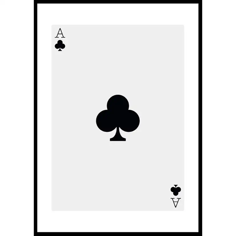Poster Gallerix Ace Of Clubs