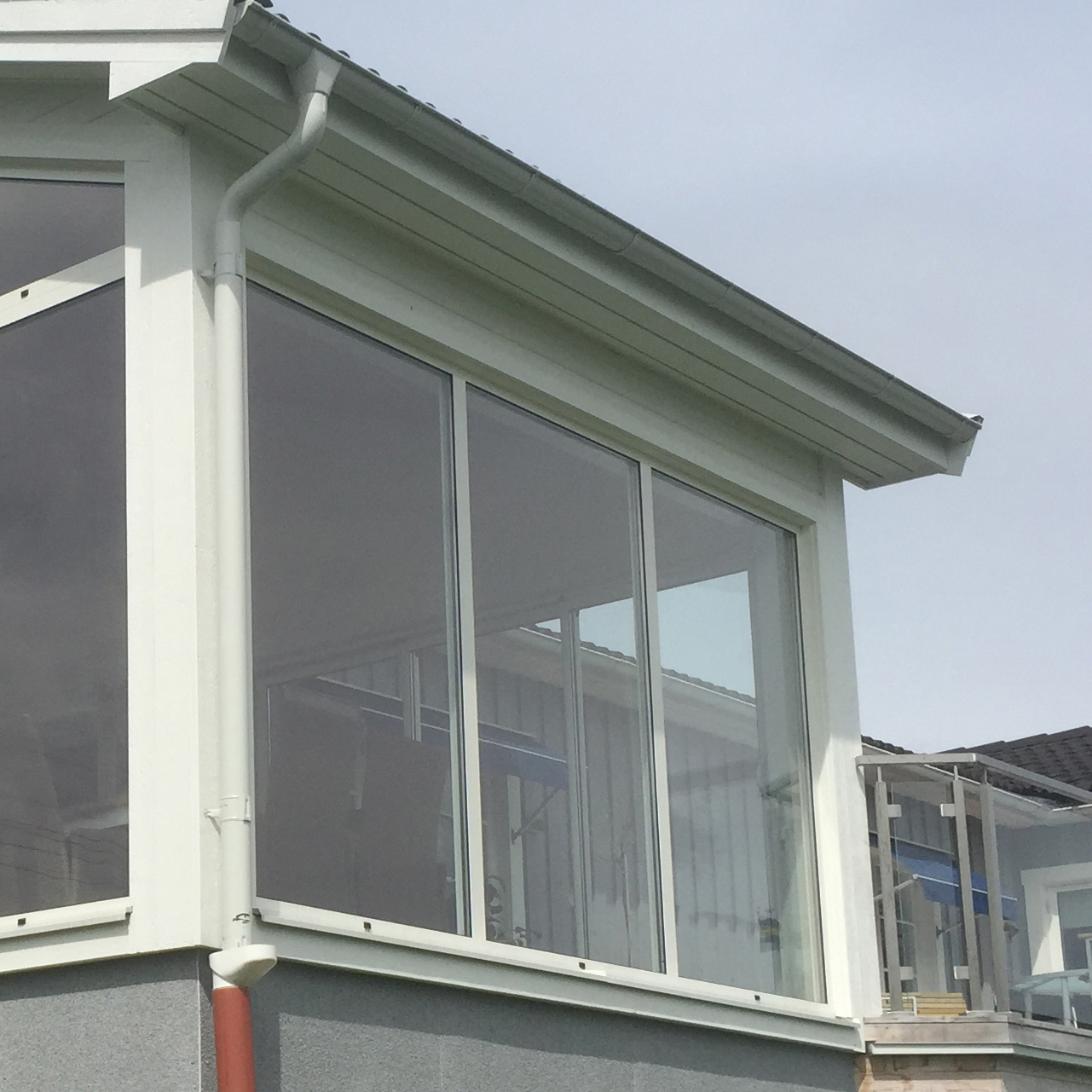 Fast Väggparti Landskap Robust Vår och höst 3-del