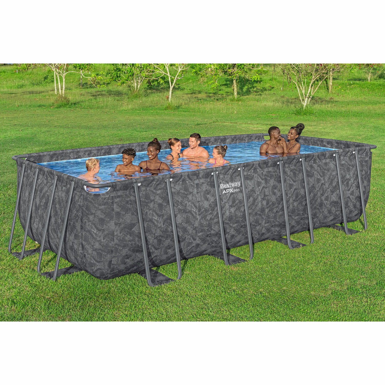 Ovanmarkpool Bestway APX 365 Rektangulär 5,49 x 2,74 m