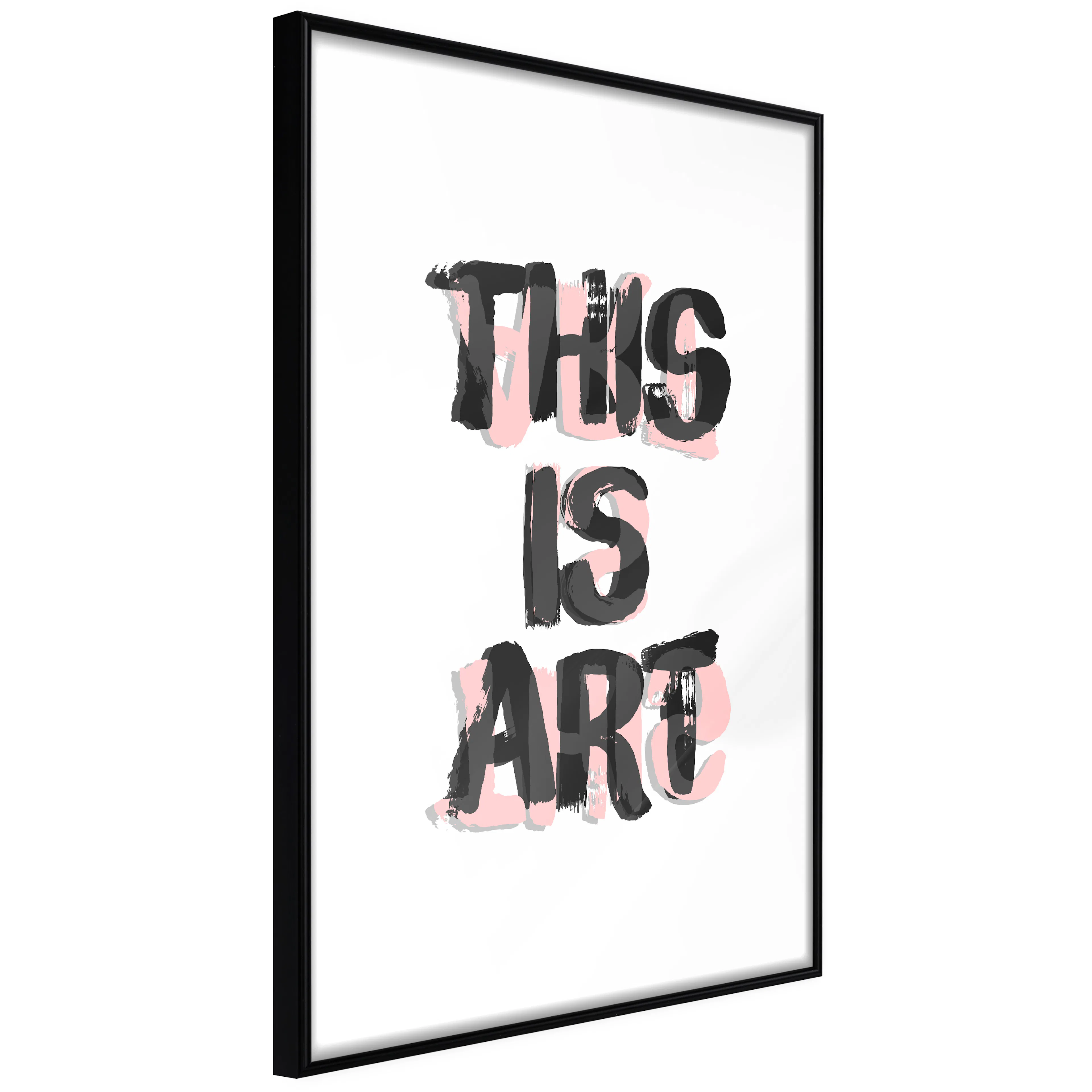 Affisch - This Is Art [Poster] 40x60 Svart ram, 40x60 cm