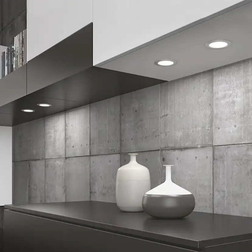 LED-Spot Beslag Design Date Rostfri Look