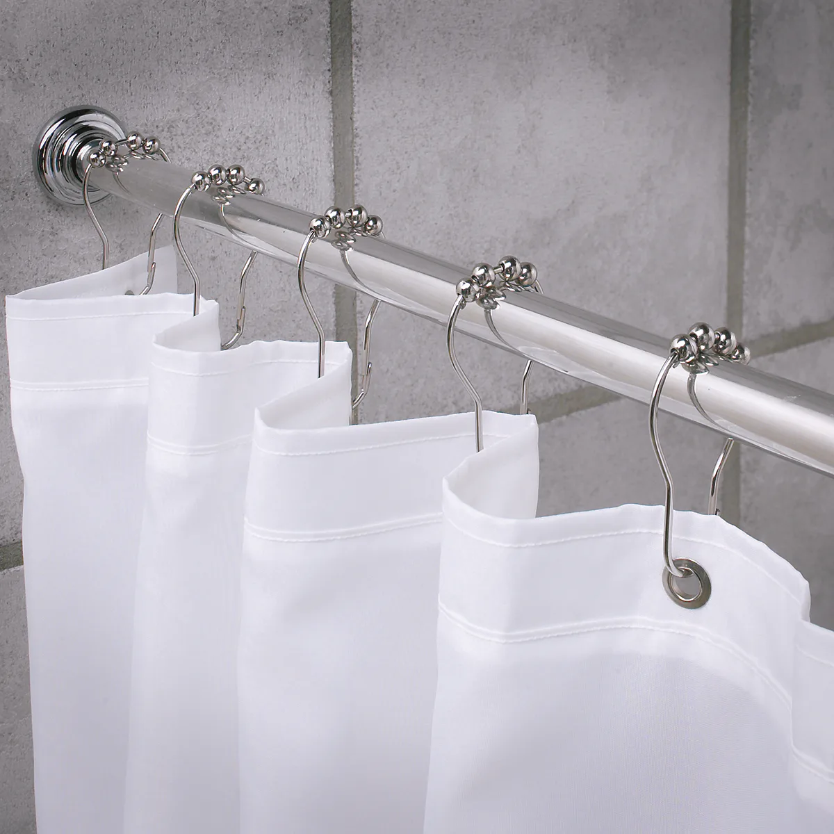 Duschring Debel Metall Med Kulor 12st