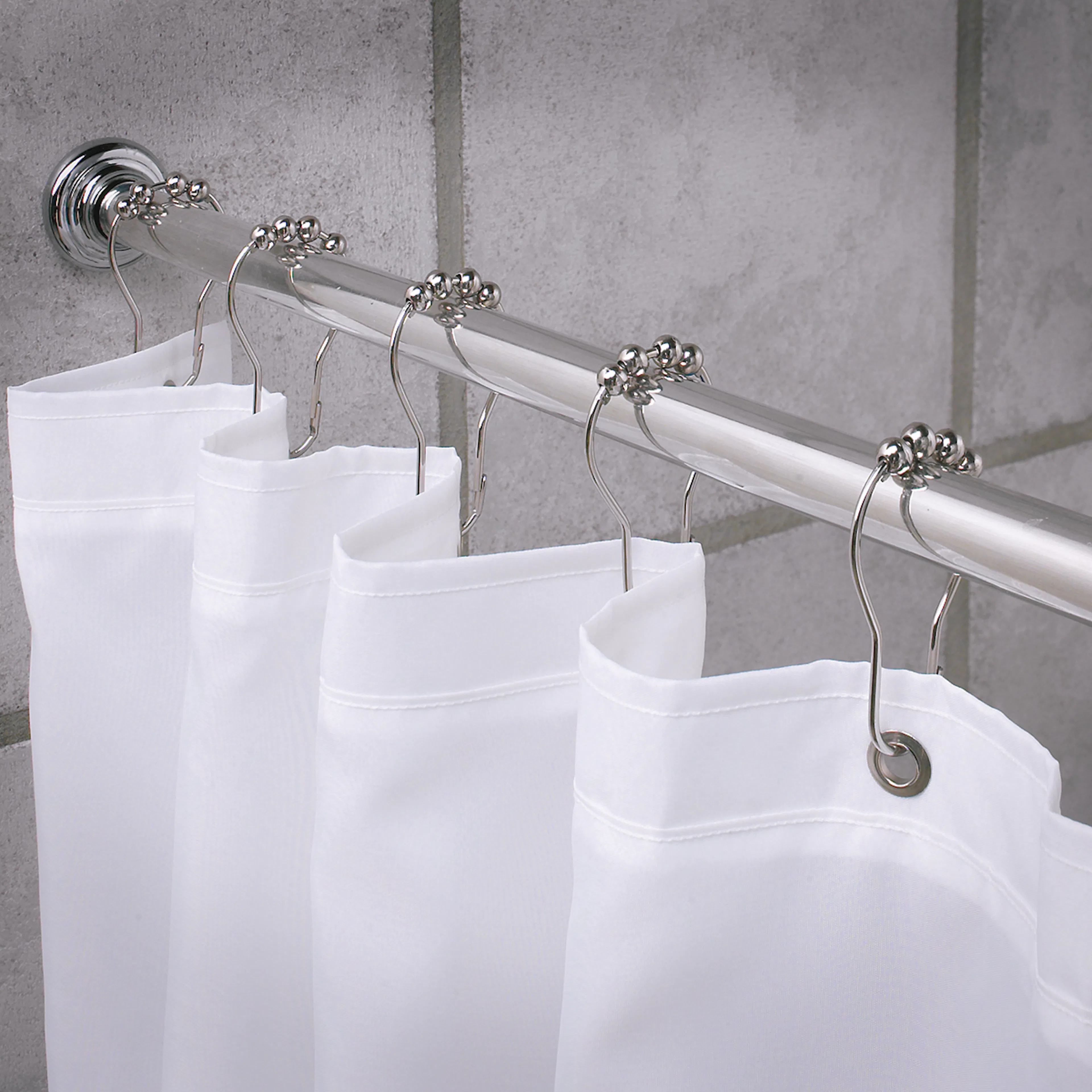 Duschring Debel Metall Med Kulor 12st